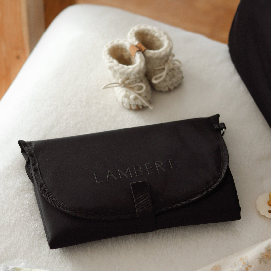 The Milani – Black Maternity Tote Bag in Nylon