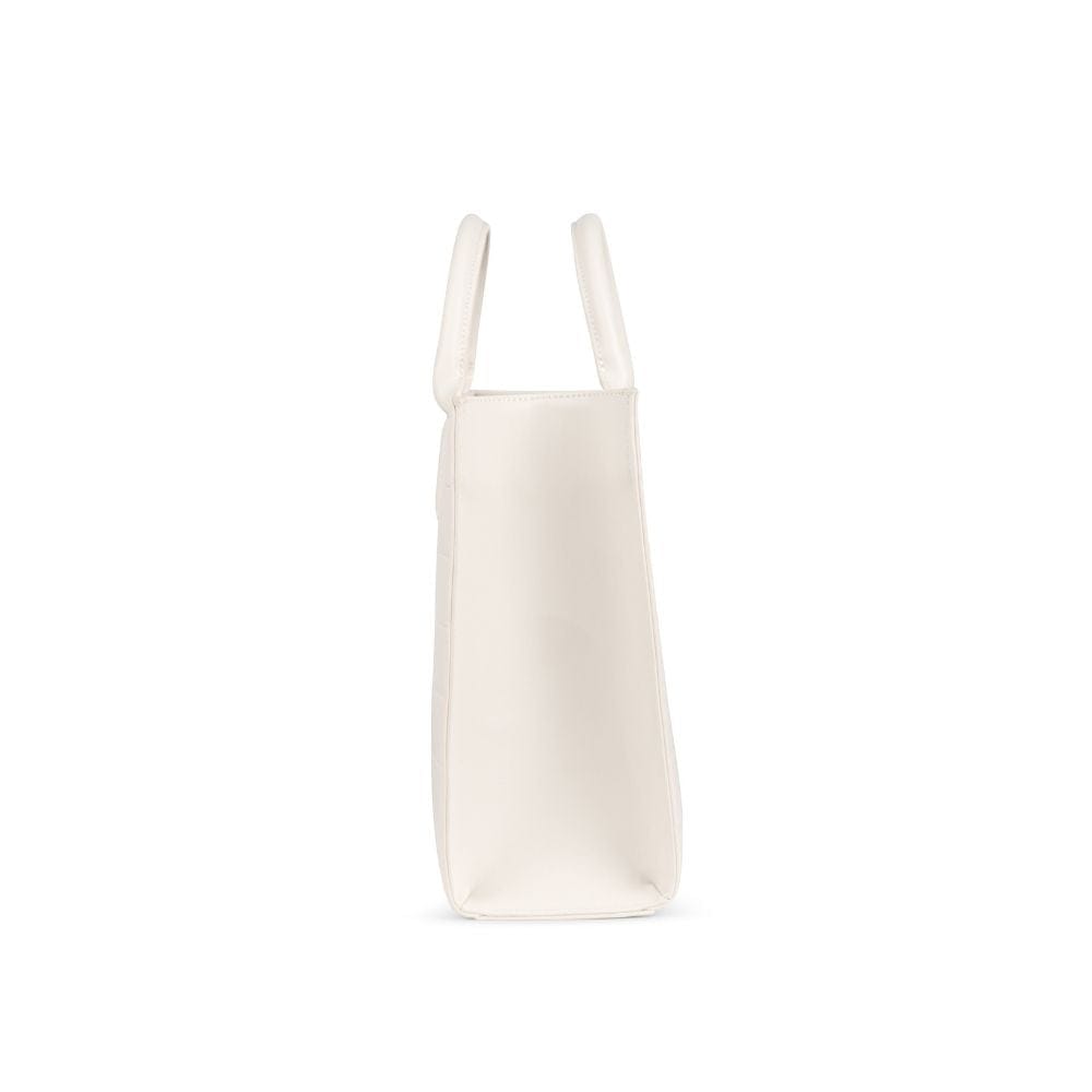 The BEATRICE - 2-In-1 Vanilla Vegan Leather Tote Bag