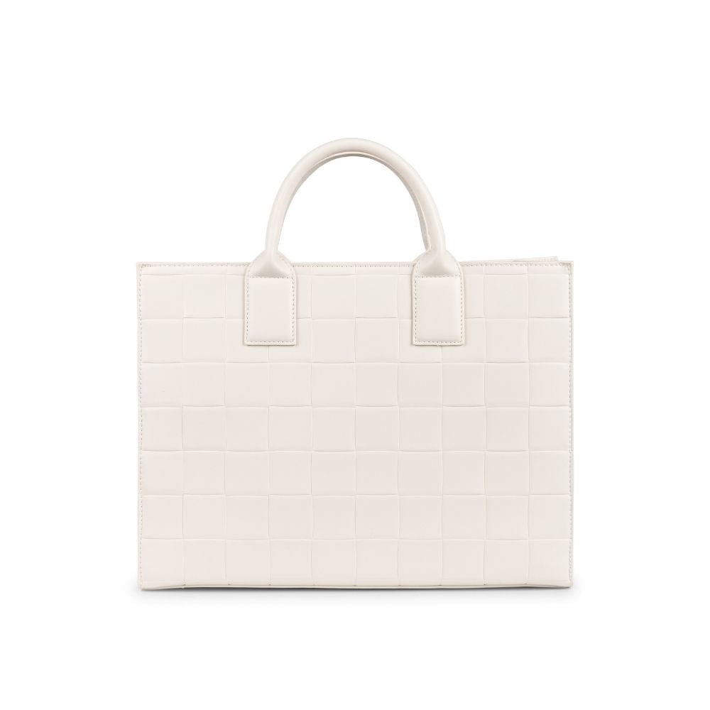 The BEATRICE - 2-In-1 Vanilla Vegan Leather Tote Bag