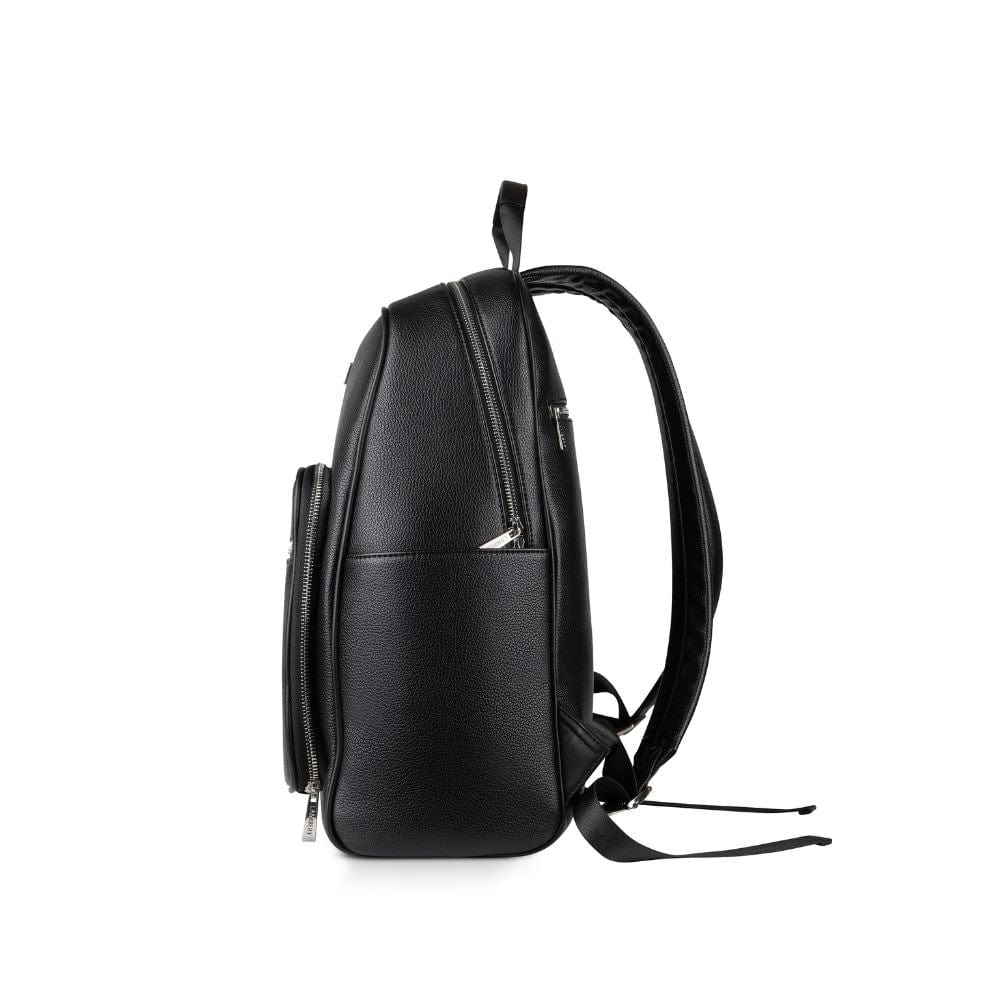 The BLAKE - Black Vegan Leather Backpack 