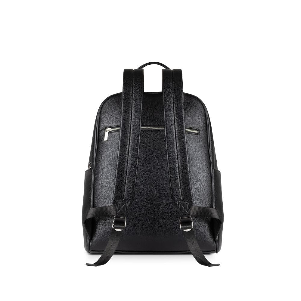 The BLAKE - Black Vegan Leather Backpack 