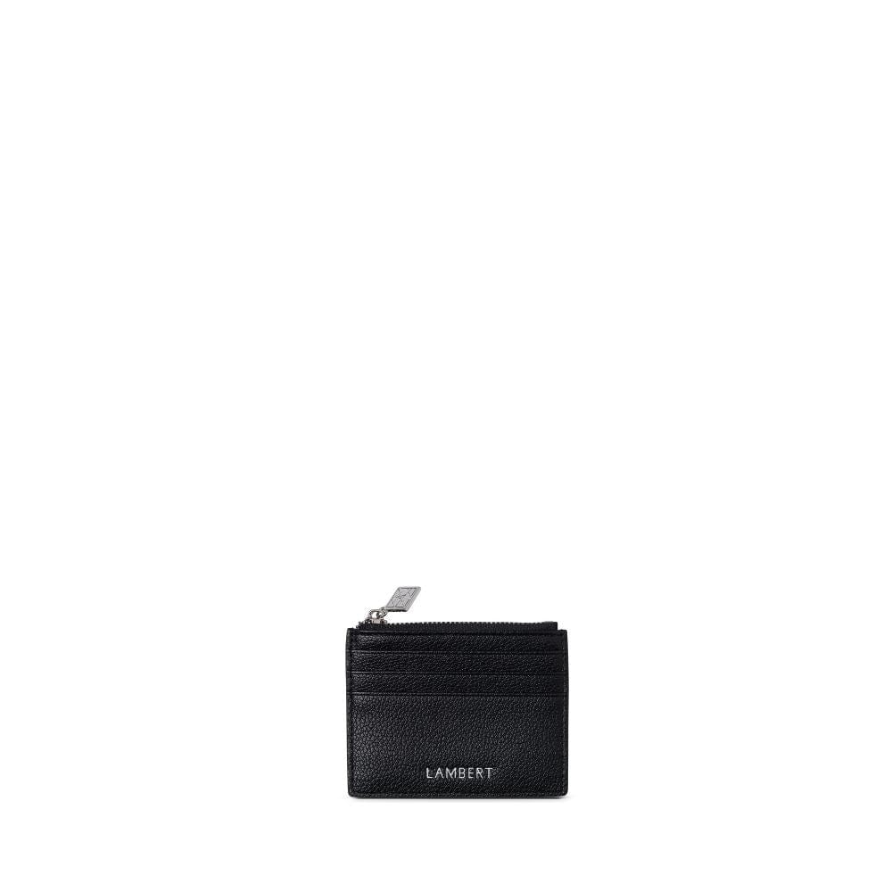 The Cassie- Black Vegan Leather Card Holder