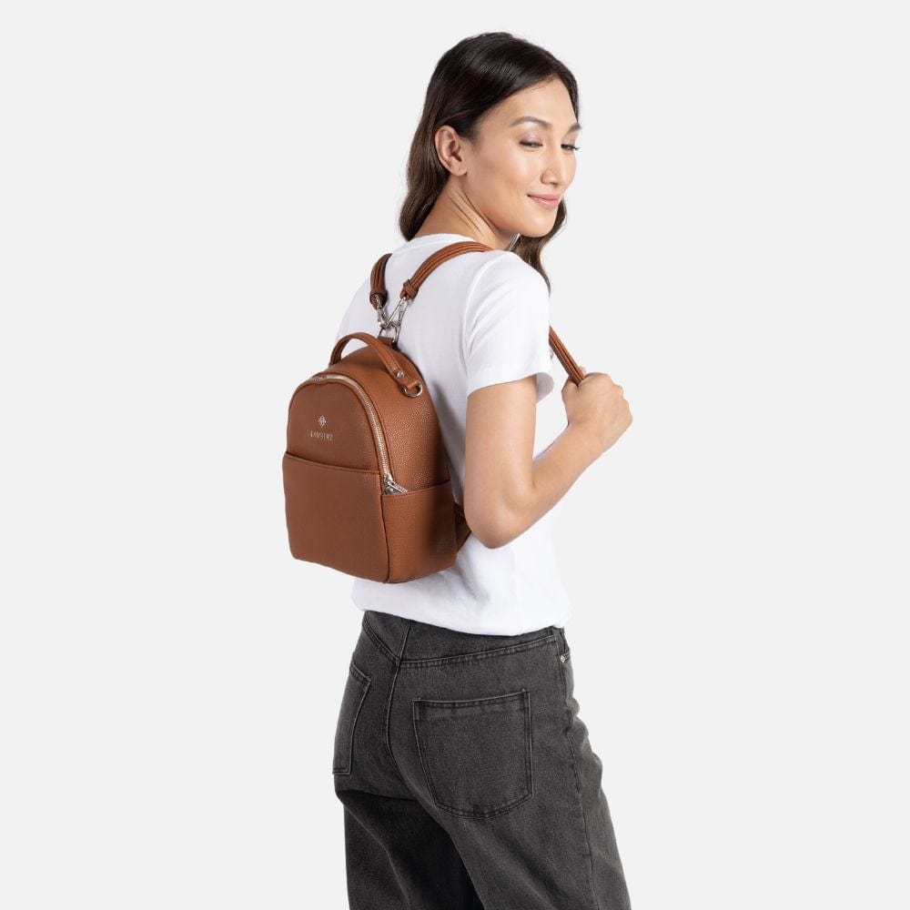 The Charlie - Affogato Vegan Leather Handbag