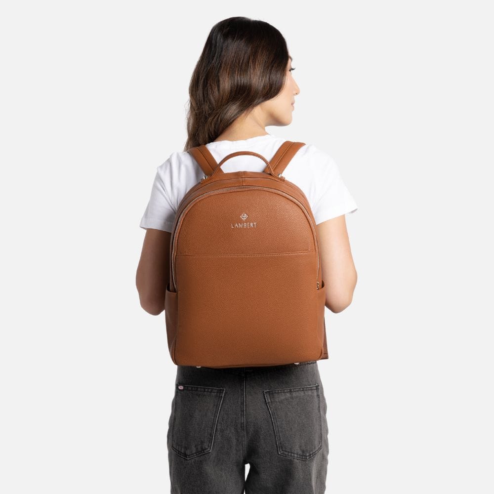 The Charlotte - Affogato Vegan Leather Backpack