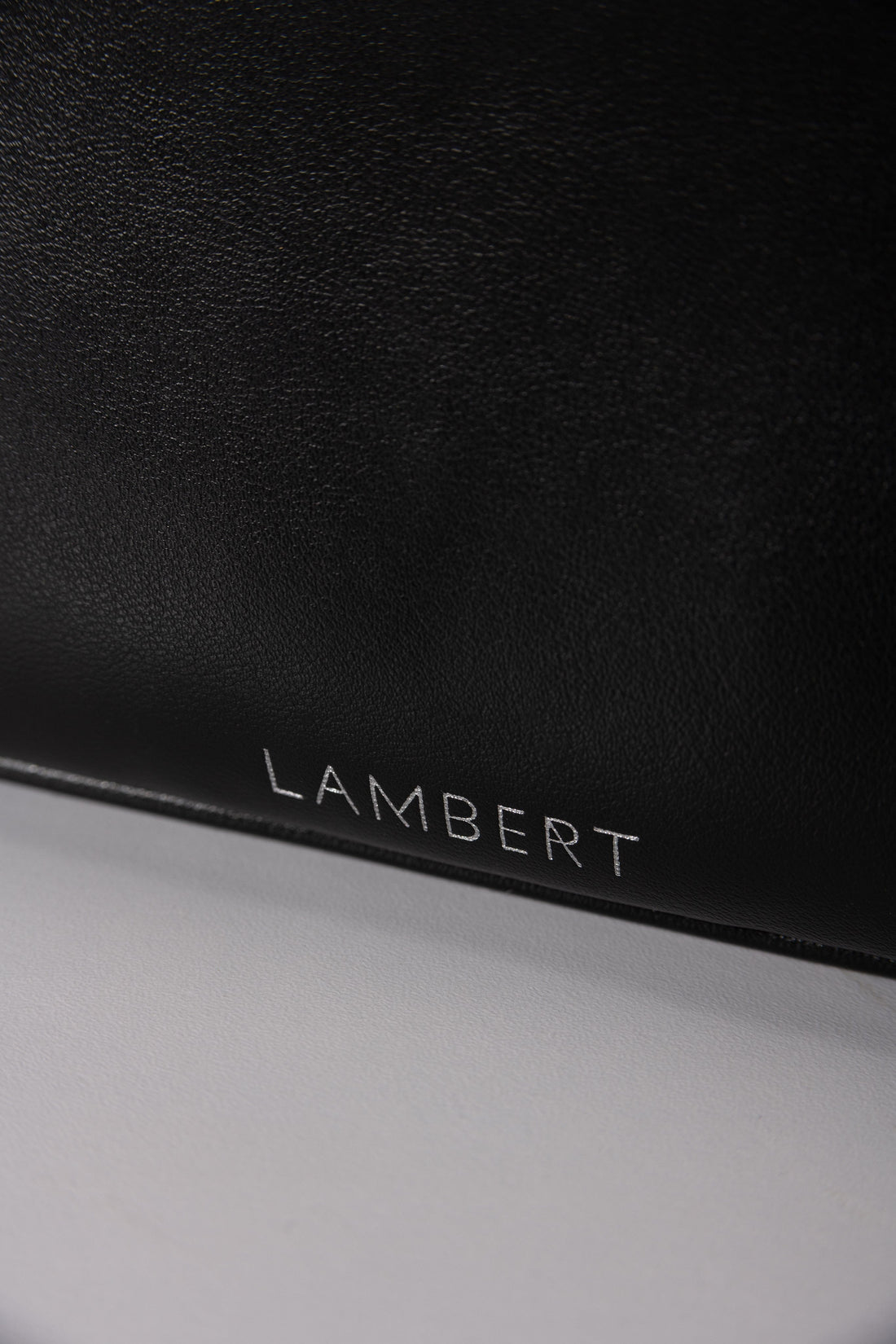 The Emilia - Black Vegan Grape Leather Crossbody Bag