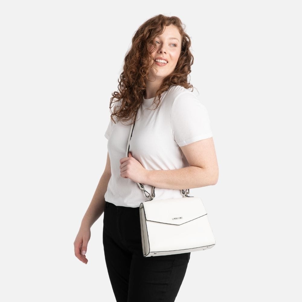 The Gracie - Pearl Vegan Leather 2-in-1 Handbag