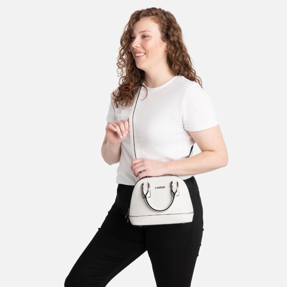 The Heidi - Pearl Vegan Leather 2-in-1 Handbag