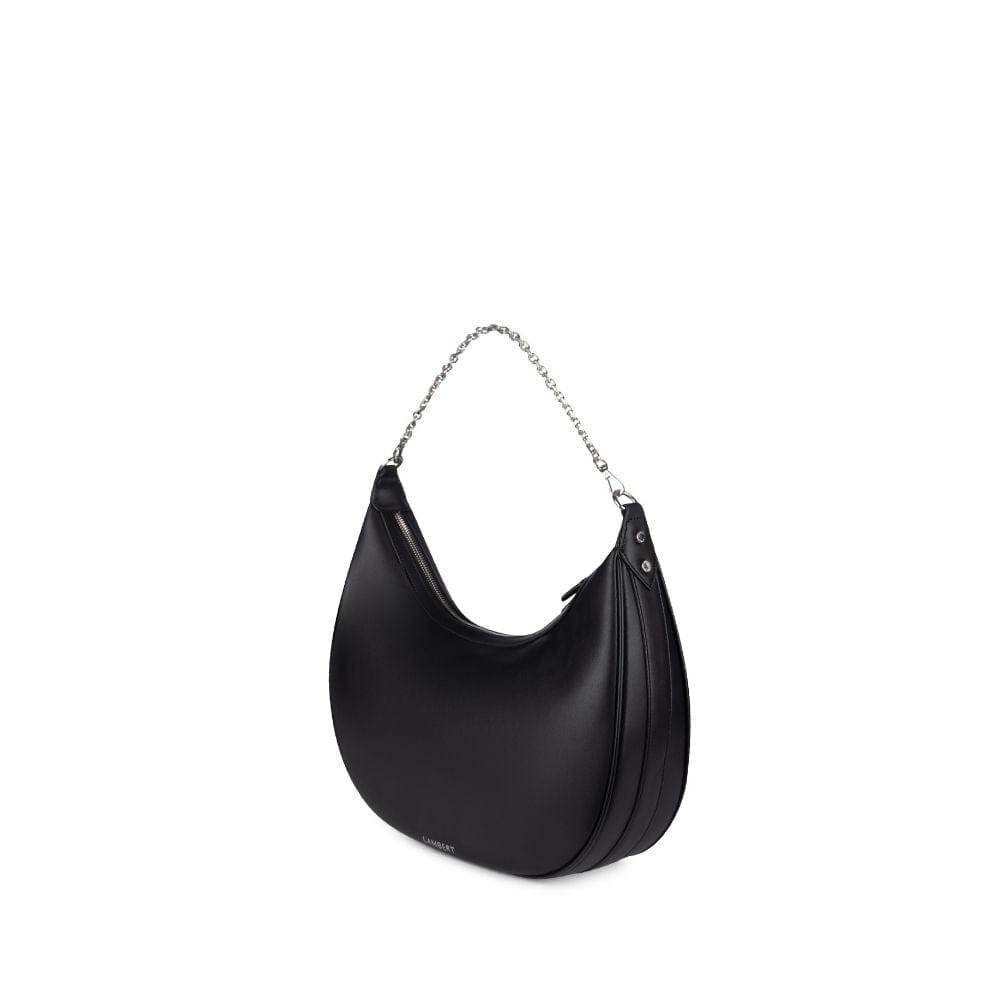 Le Jenny - Sac à main hobo en cuir vegan noir