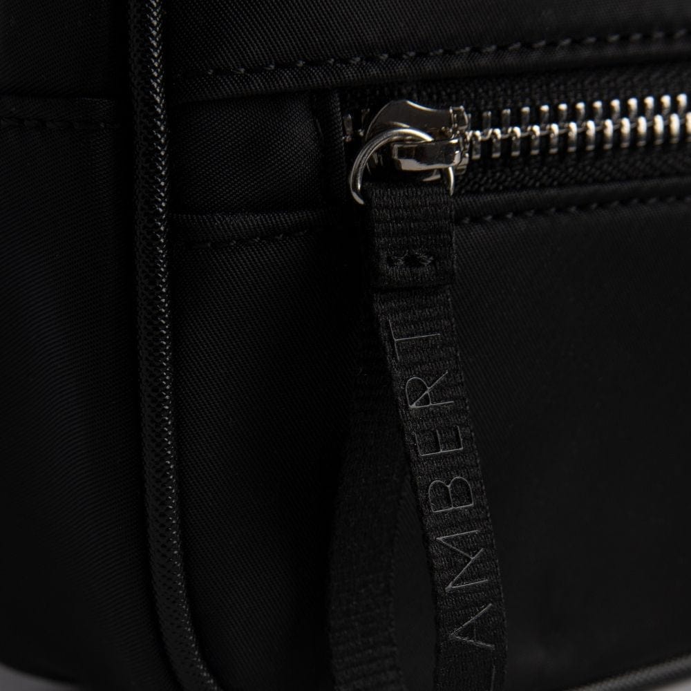 The Jessie - Black Recycled Nylon Belt Bag