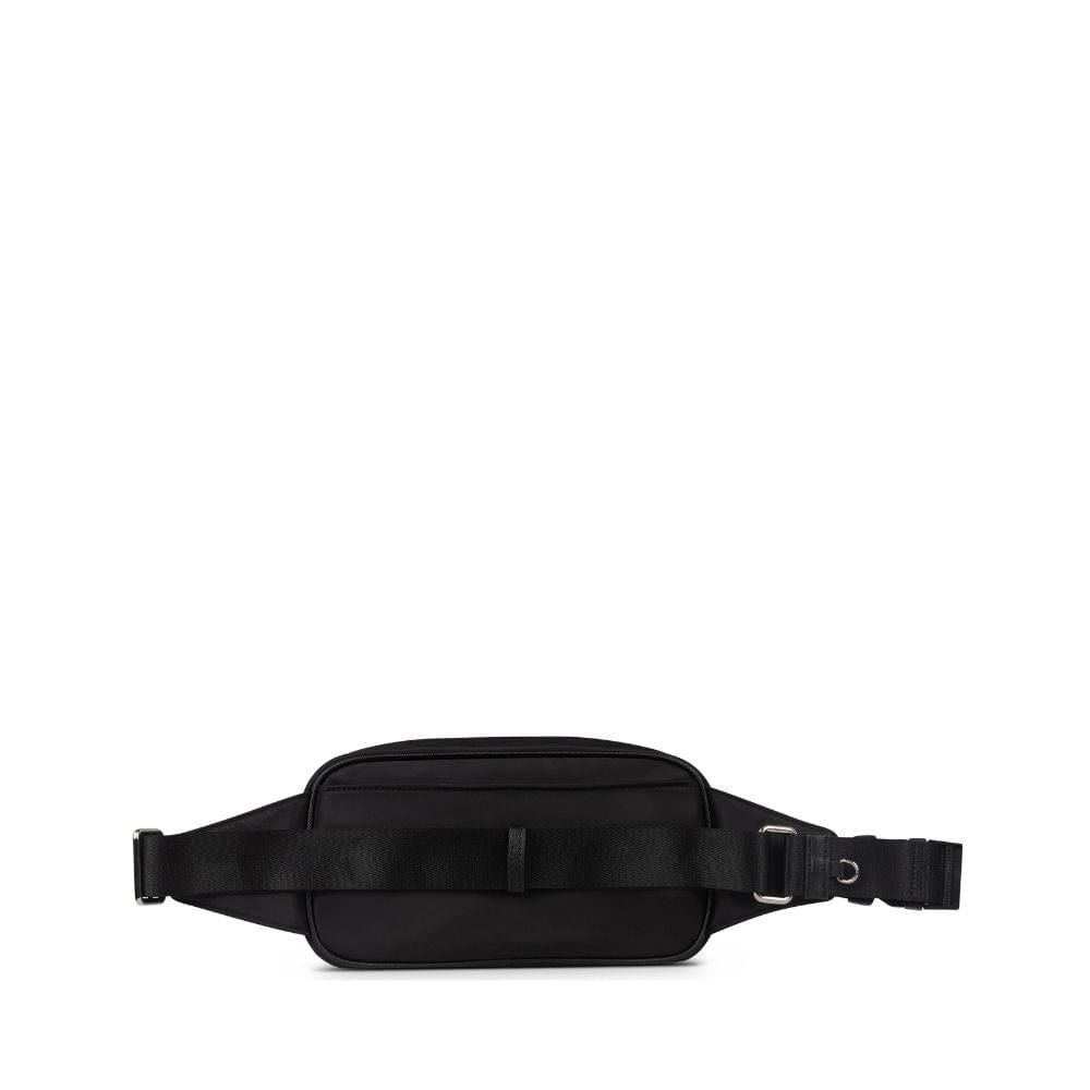 The Jessie - Black Recycled Nylon Belt Bag