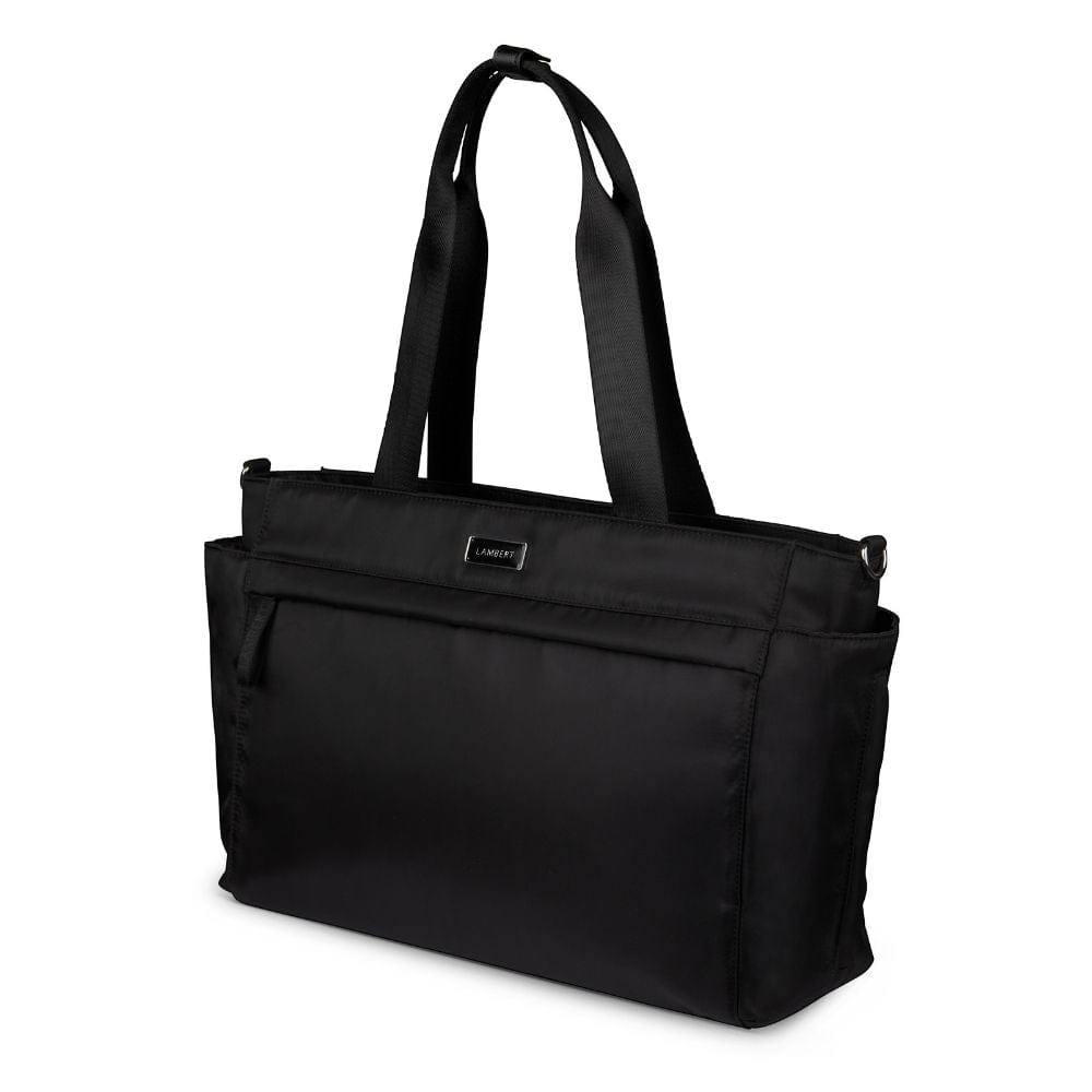 The Julia - Black Recycled Nylon Diaper Bag