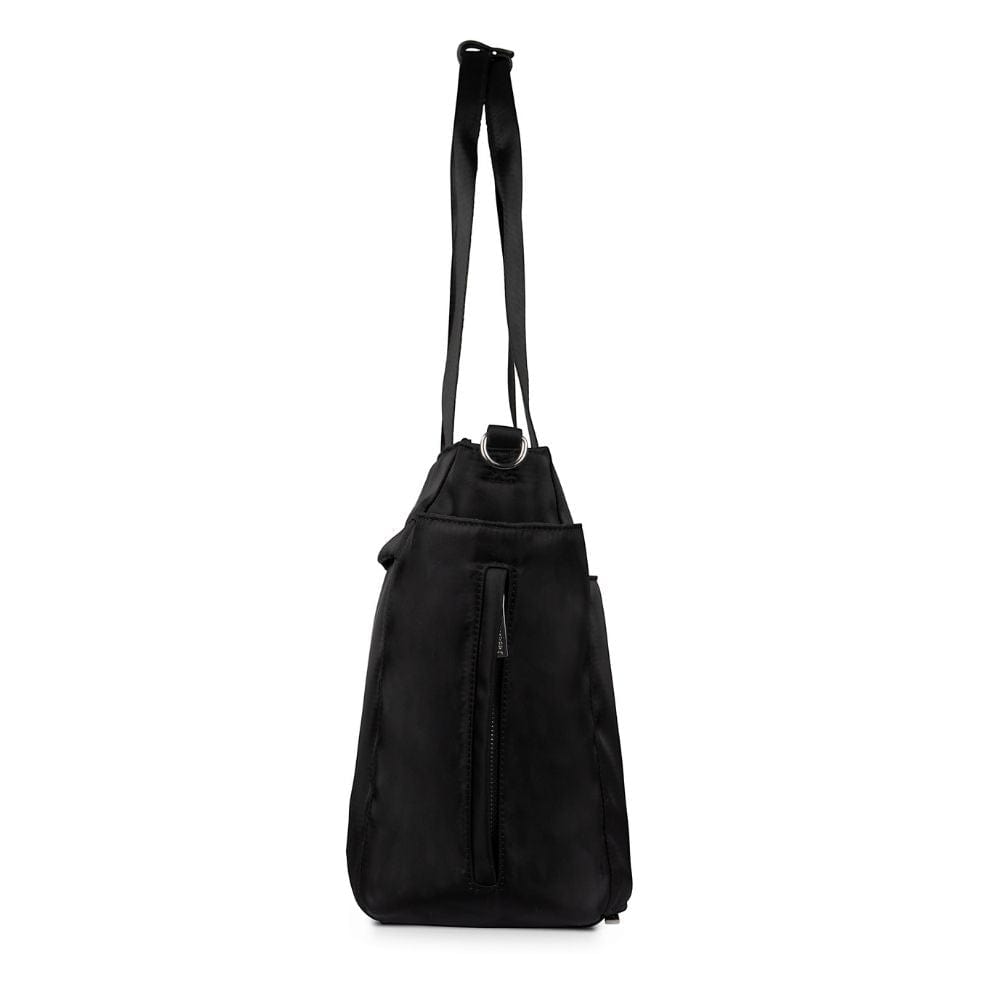 The Julia - Black Recycled Nylon Diaper Bag