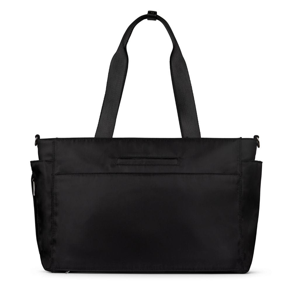 The Julia - Black Recycled Nylon Diaper Bag