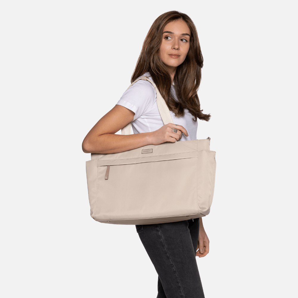 The JULIA - Stone Recycled Nylon Diaper Bag