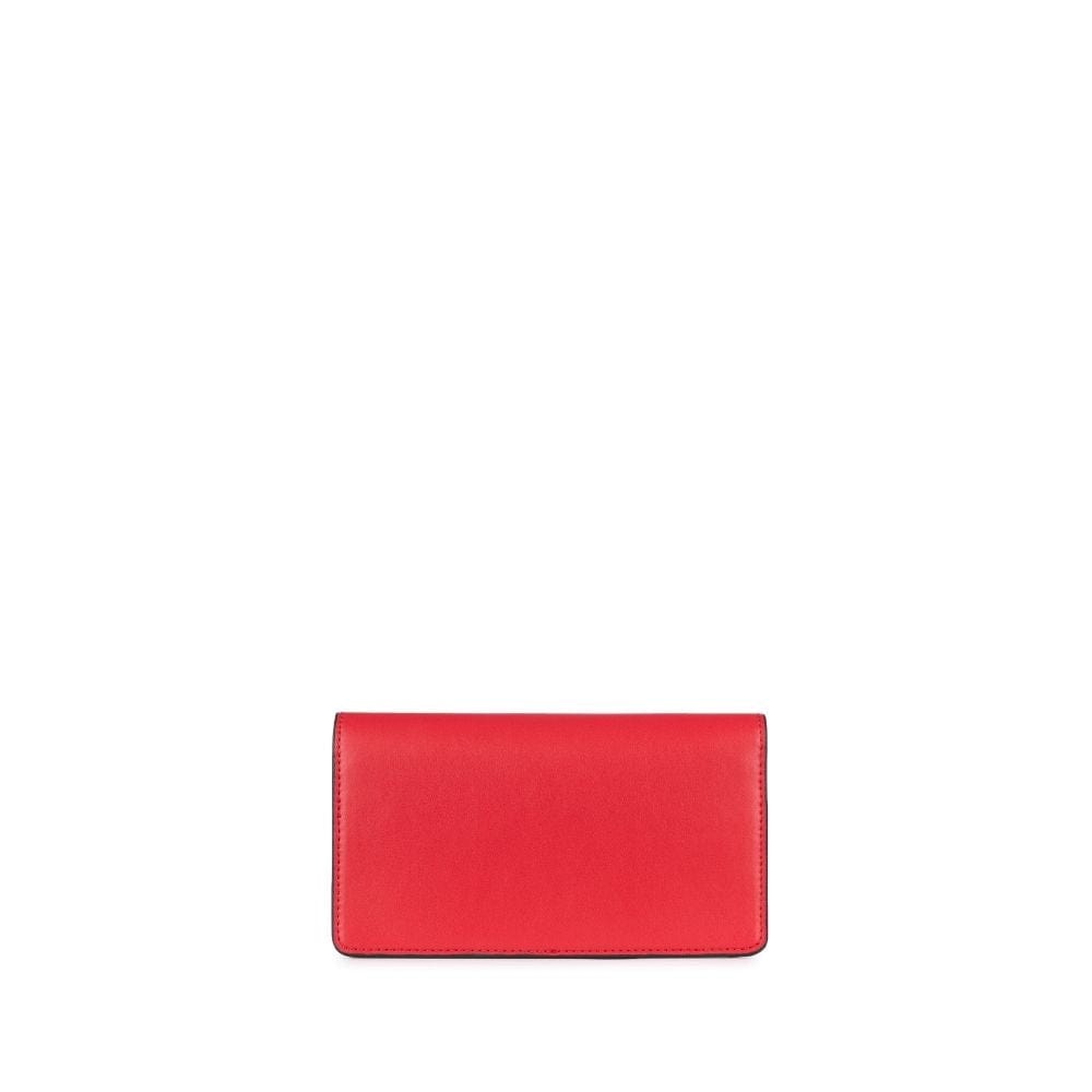 The Layla - Cherry Vegan Leather Wallet on Chain