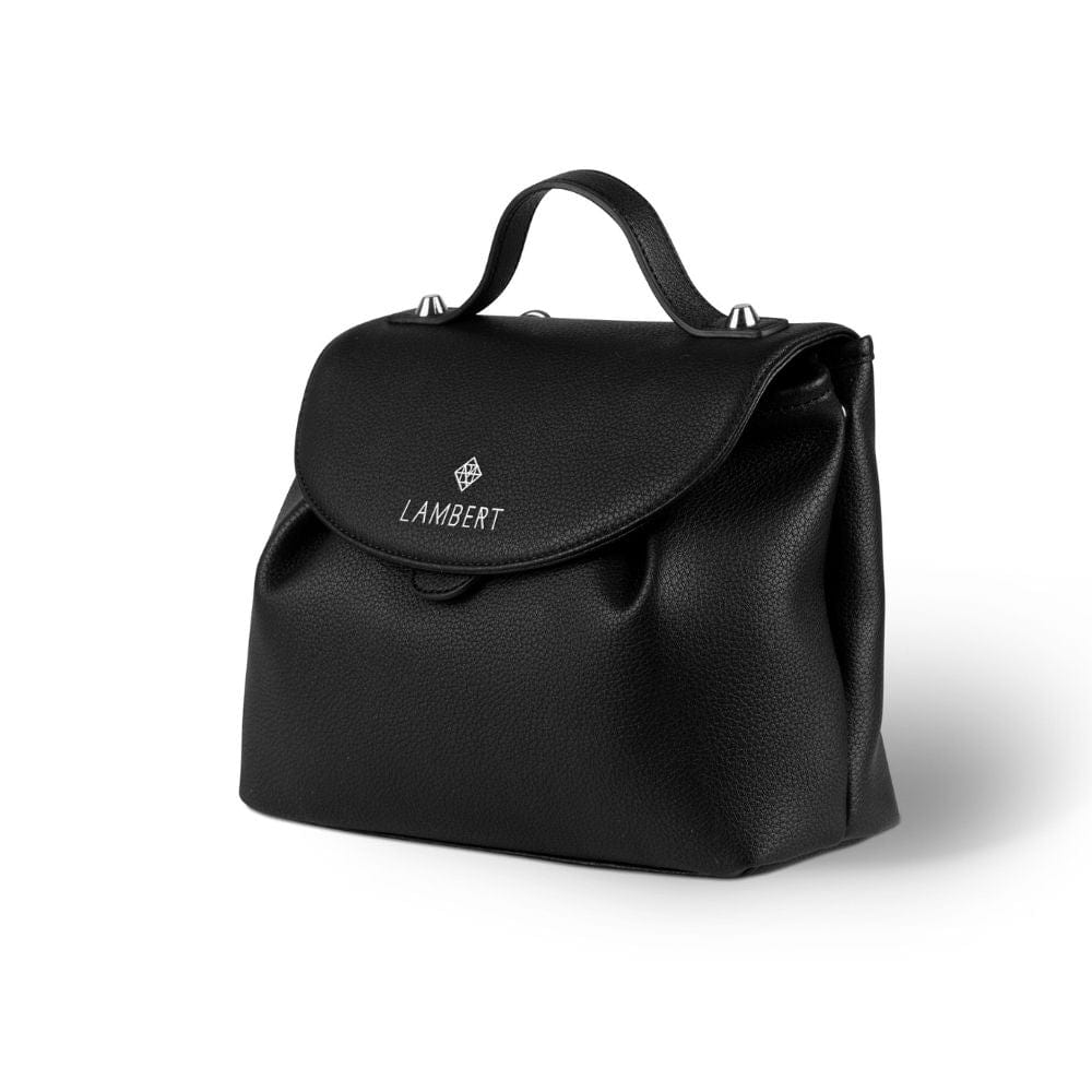 The LILI -  Black Vegan Leather Multifunctional Bag 