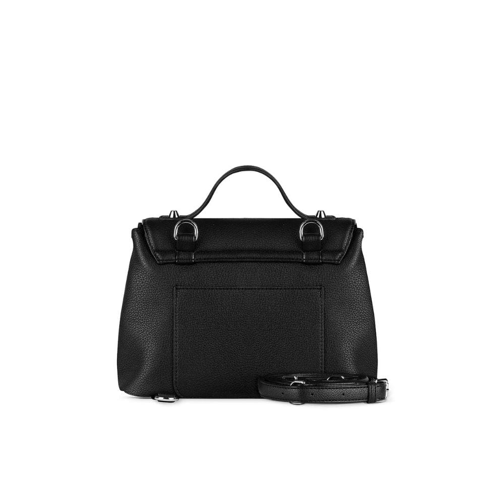 The LILI -  Black Vegan Leather Multifunctional Bag 