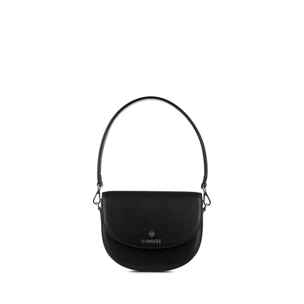Le Naomi - Sac à main 2-en-1 en cuir vegan noir