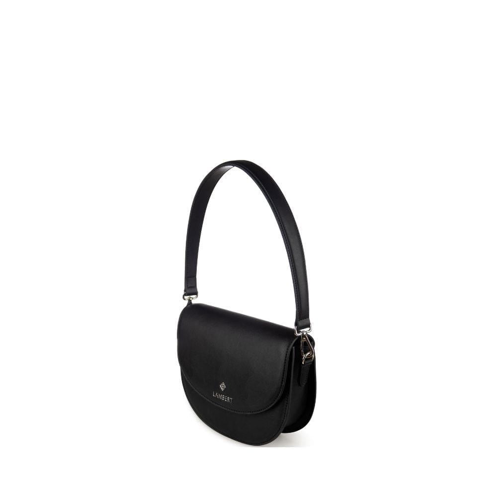 Le Naomi - Sac à main 2-en-1 en cuir vegan noir