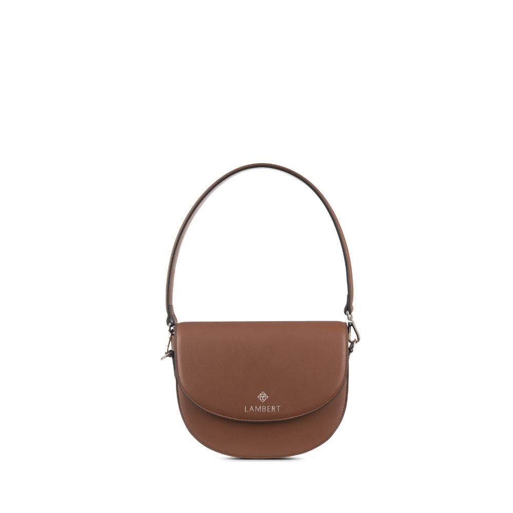 The Naomi - Brunette Vegan Leather 2-in-1 Handbag