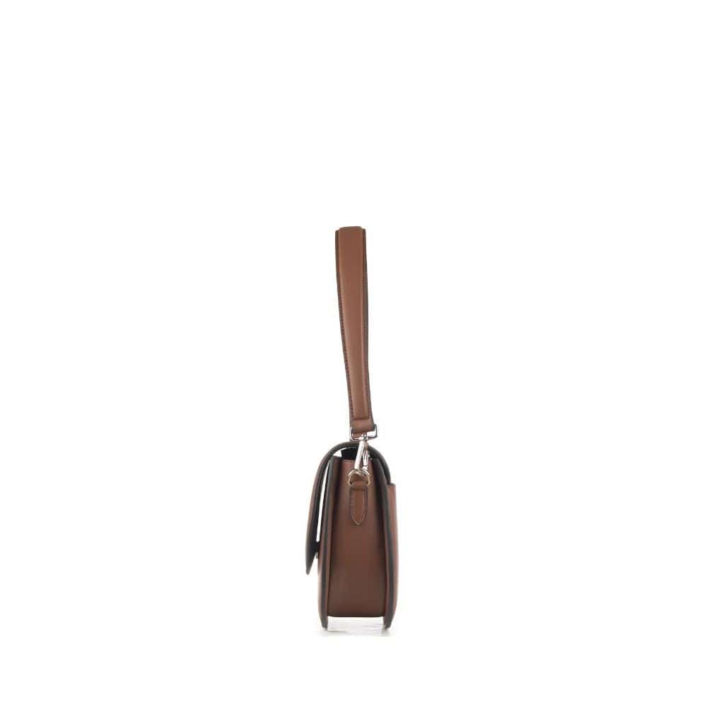 The Naomi - Brunette Vegan Leather 2-in-1 Handbag