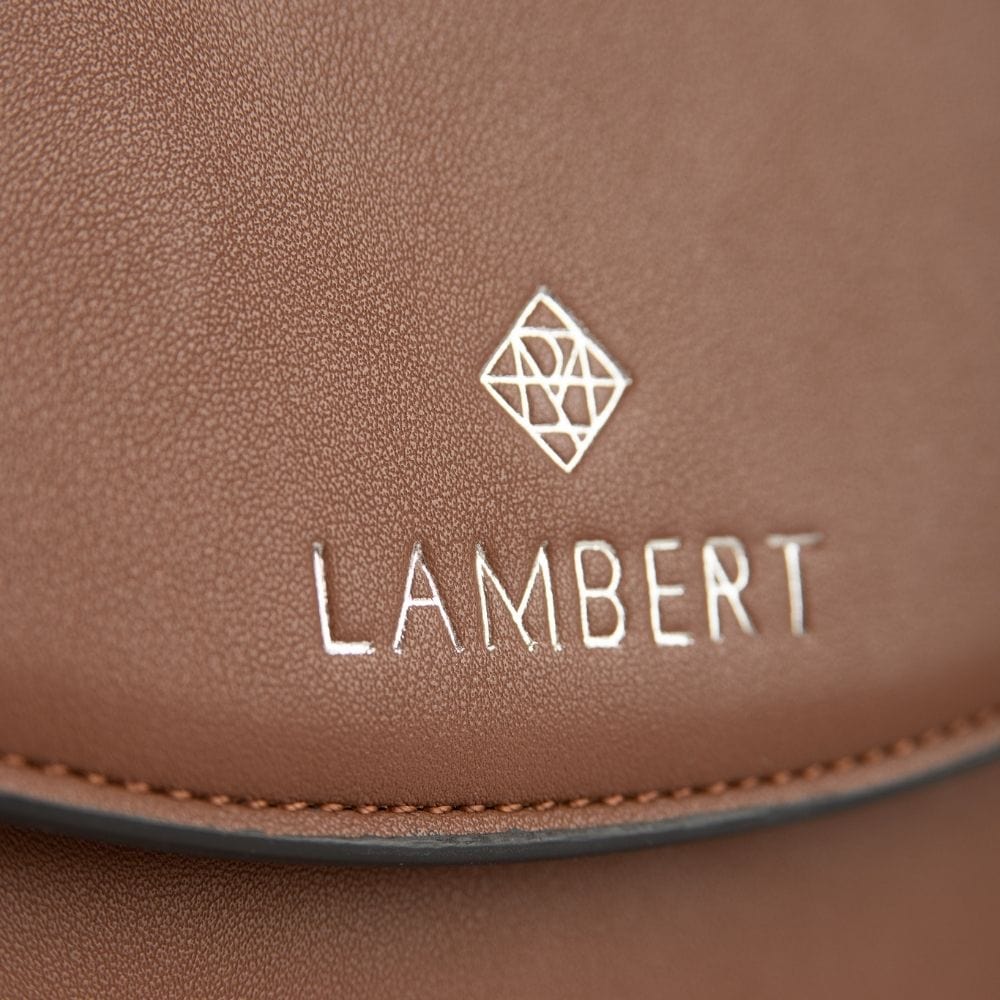 The Naomi - Brunette Vegan Leather 2-in-1 Handbag