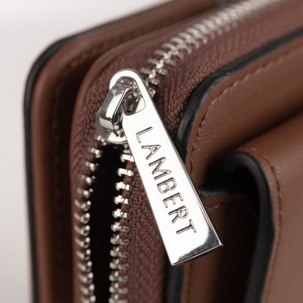 The Nikki - Brunette Vegan Leather Wallet 