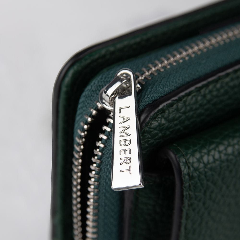 The Nikki - Emerald Vegan Leather Wallet 