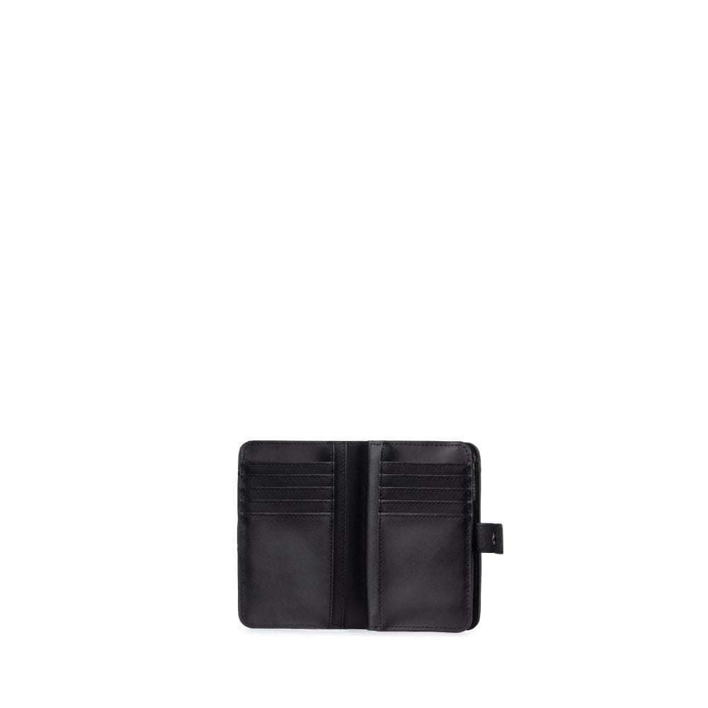 The Nora - Black Quilted Vegan Leather Wallet