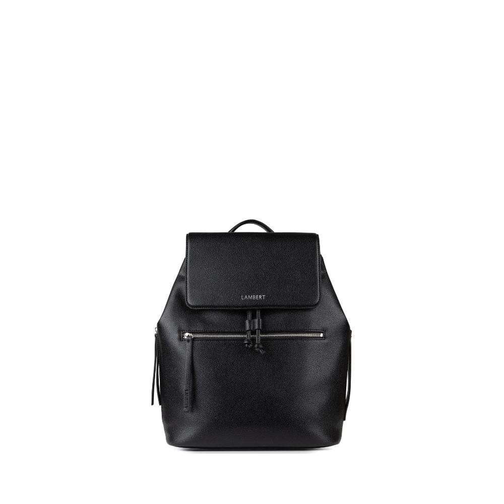 The Riley - Black Vegan Leather Backpack