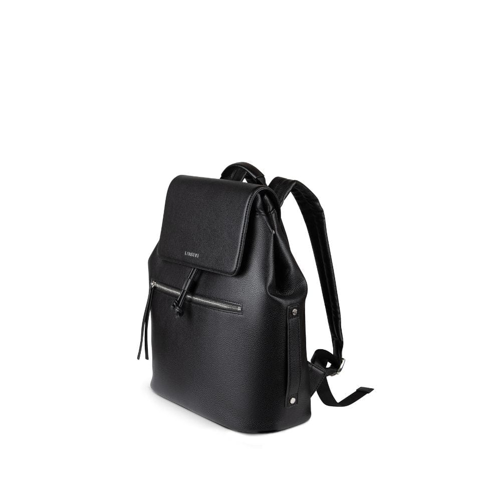 The Riley - Black Vegan Leather Backpack