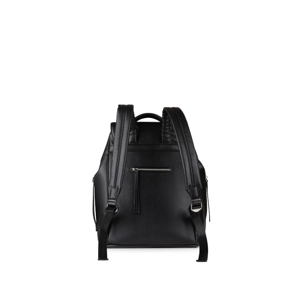 The Riley - Black Vegan Leather Backpack