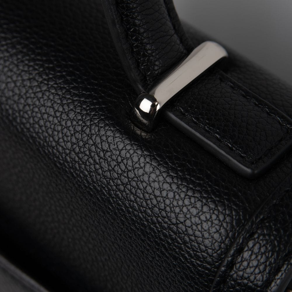 The Romy - Black Vegan Leather Handbag