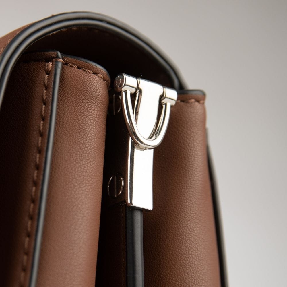 The Rory - Brunette Vegan Leather 3-in-1 Handbag