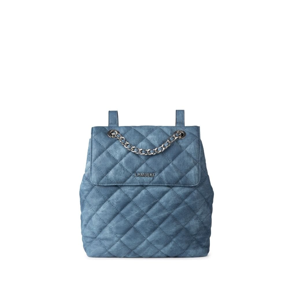 The Sadie - 2-In-1 Denim Quilted Vegan Leather Backpack