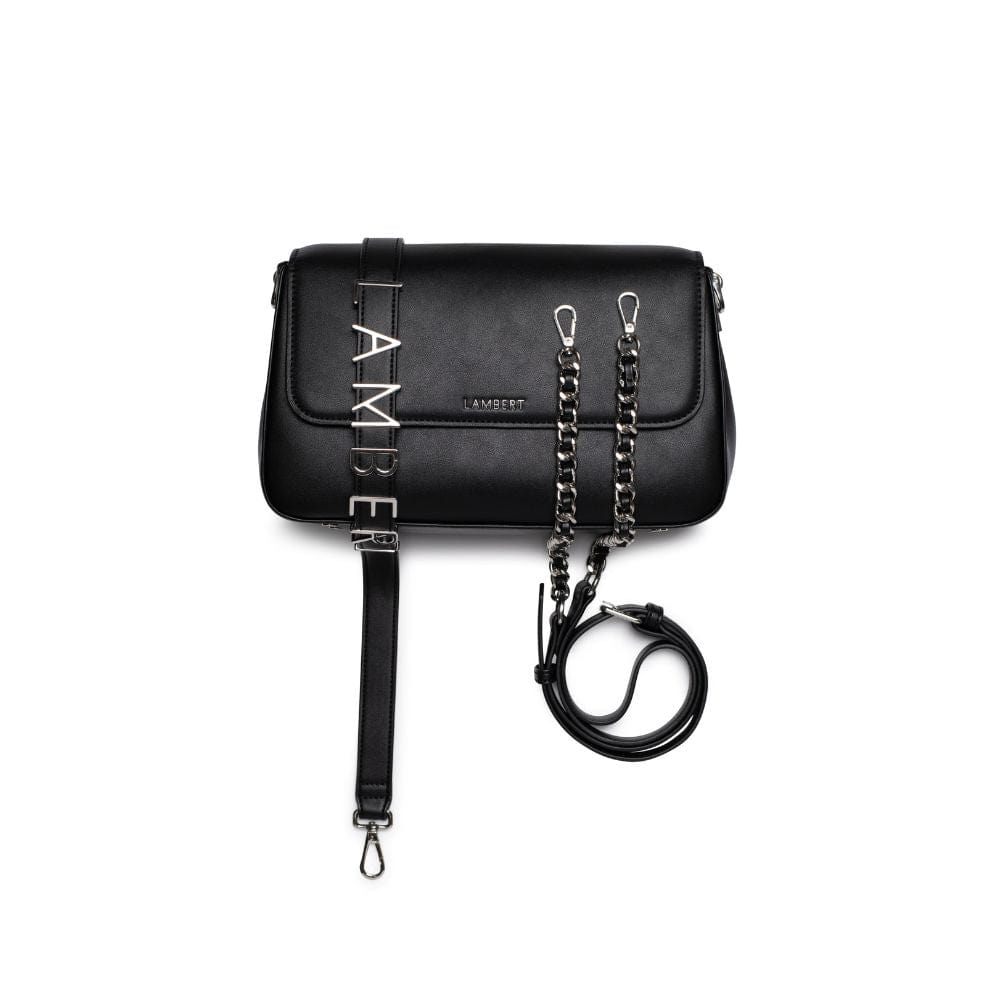 The Sam - 2-in-1 Black Vegan Leather Handbag