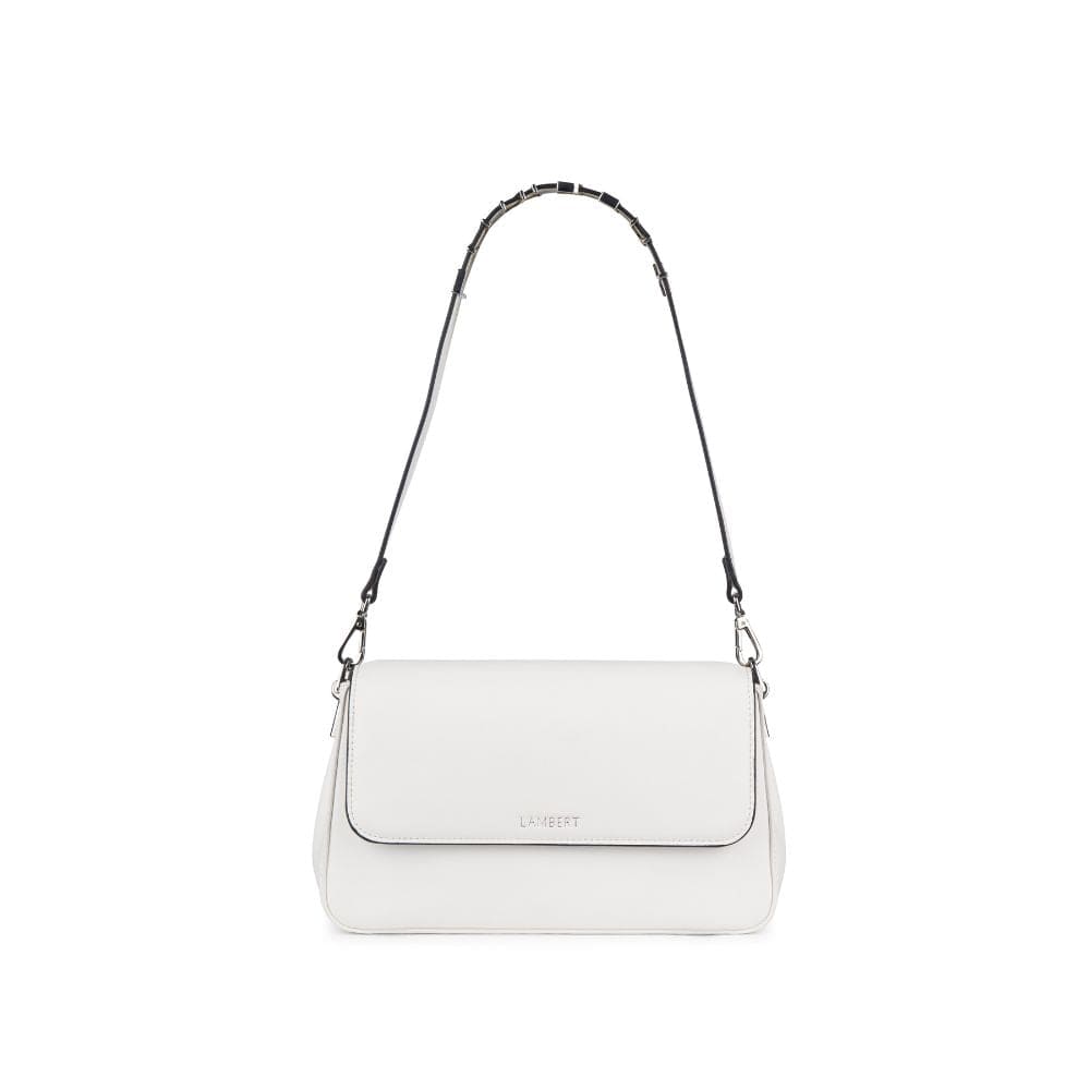 Le Sam - Sac à main 2-en-1 en cuir vegan pearl