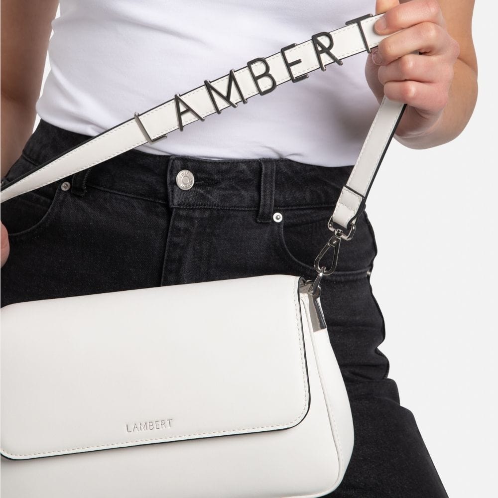 The Sam - 2-in-1 Pearl Vegan Leather Handbag