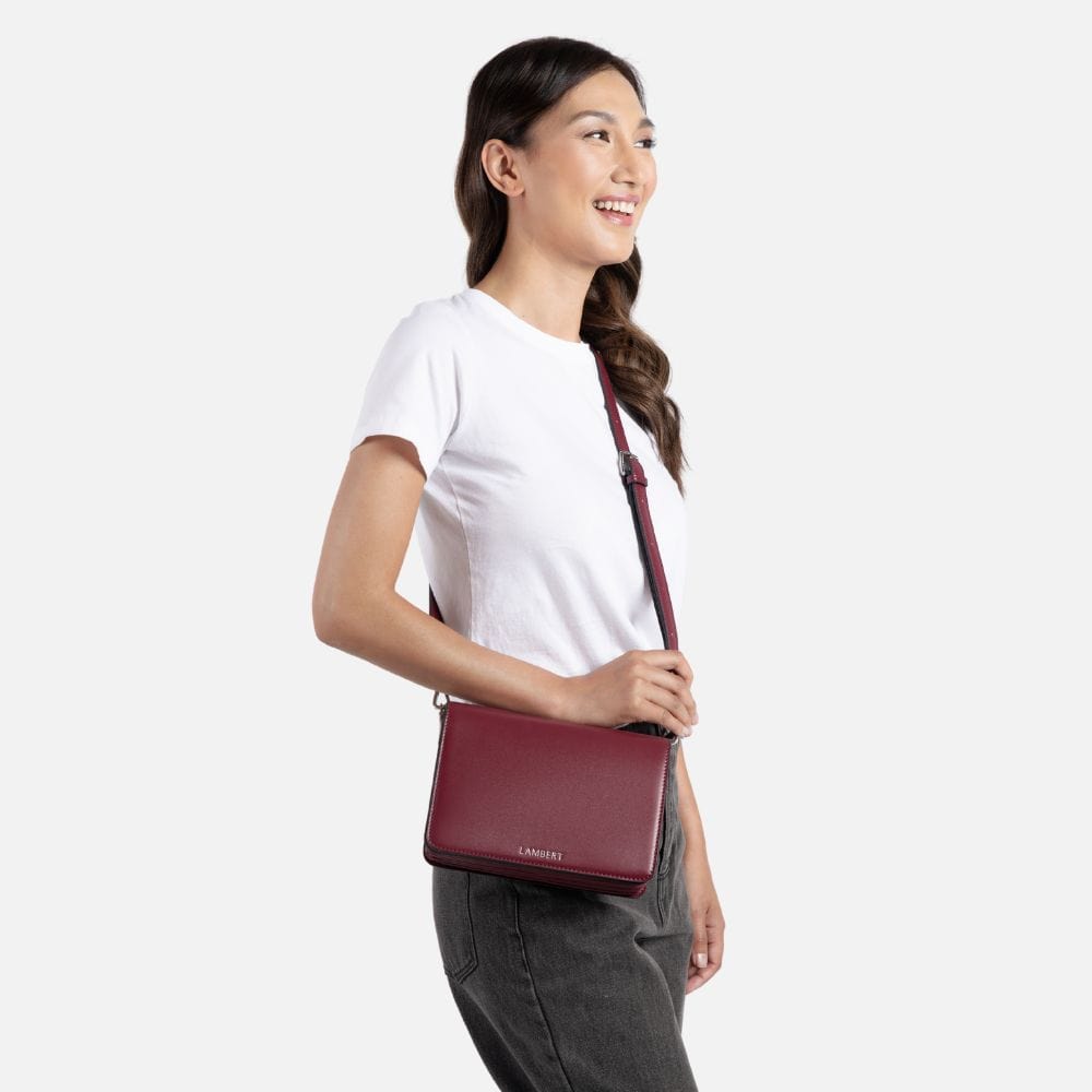 The Scarlette - Happyhour Black Vegan Leather Crossbody
