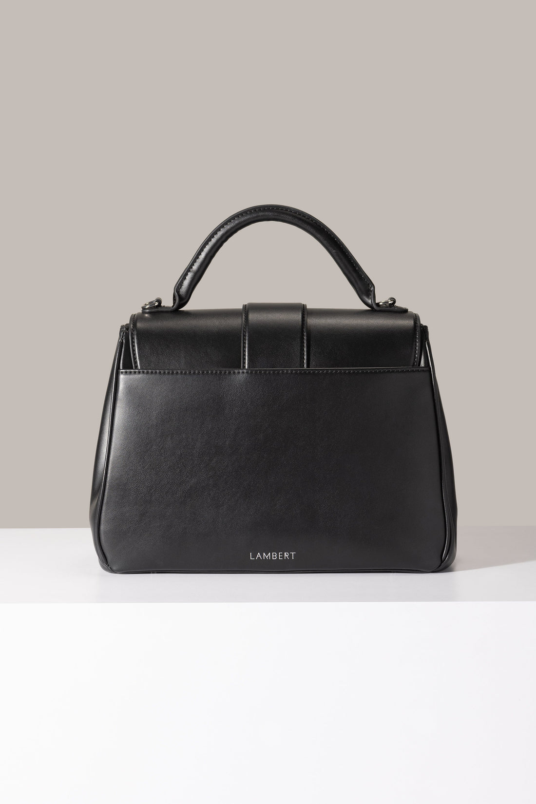 The Siena - Black Vegan Grape Leather Handbag