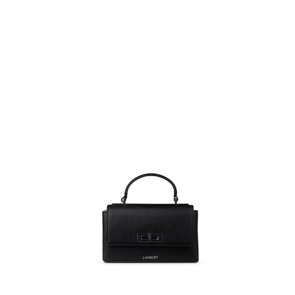 The Simone - Black Vegan Leather Handbag