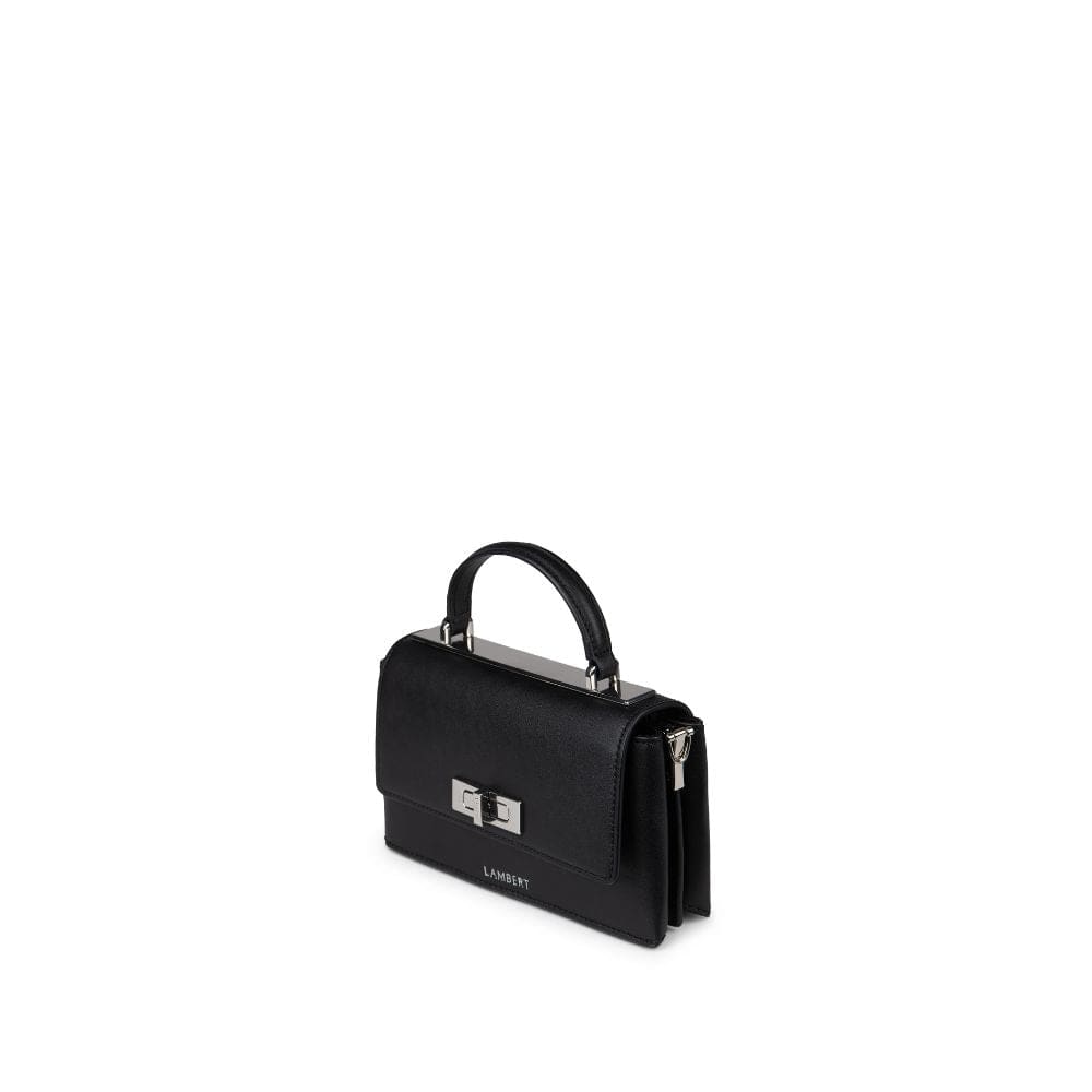 The Simone - Black Vegan Leather Handbag