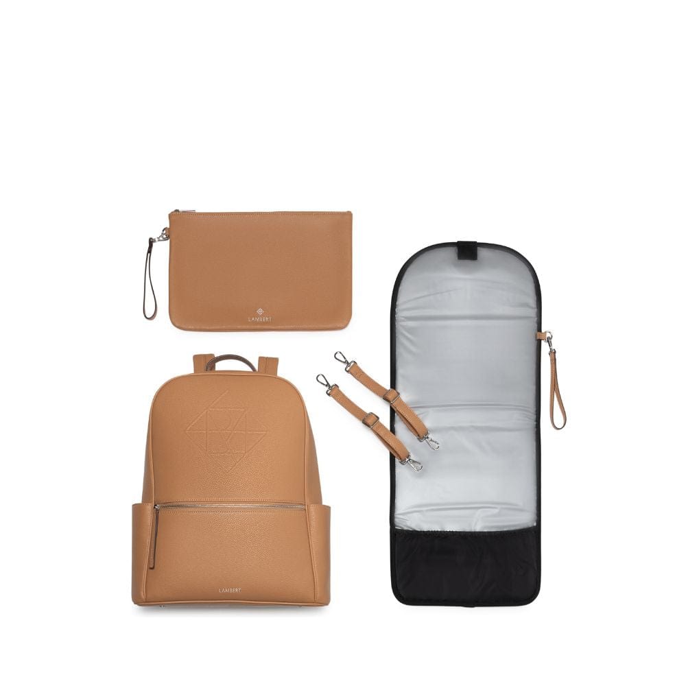 The Vicky - Calabasas Vegan Leather Diaper Bag